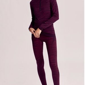 Varley Rosewood Legging in Zinfandel Zebra
